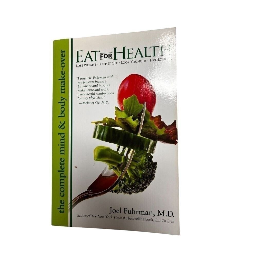 BCN *B3G1 Eat For Health Paperback By Fuhrman, Joel Cookbook Cook‎ Book Recipes